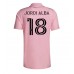 Maillot de foot Inter Miami Jordi Alba #18 Domicile vêtements 2023-24 Manches Courtes